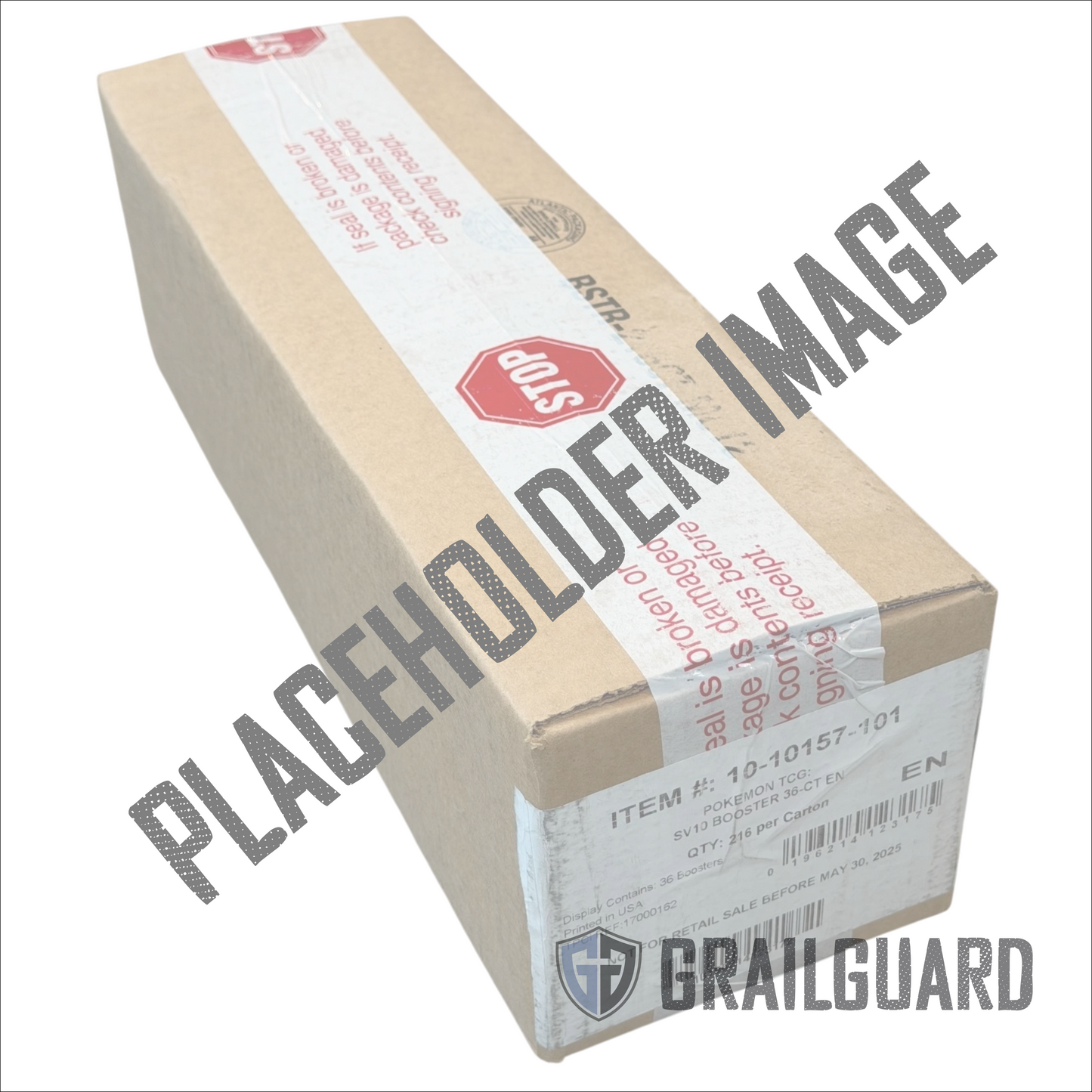Pokemon Sealed Booster Box Case (6x) Premium Acrylic Display Protector Case