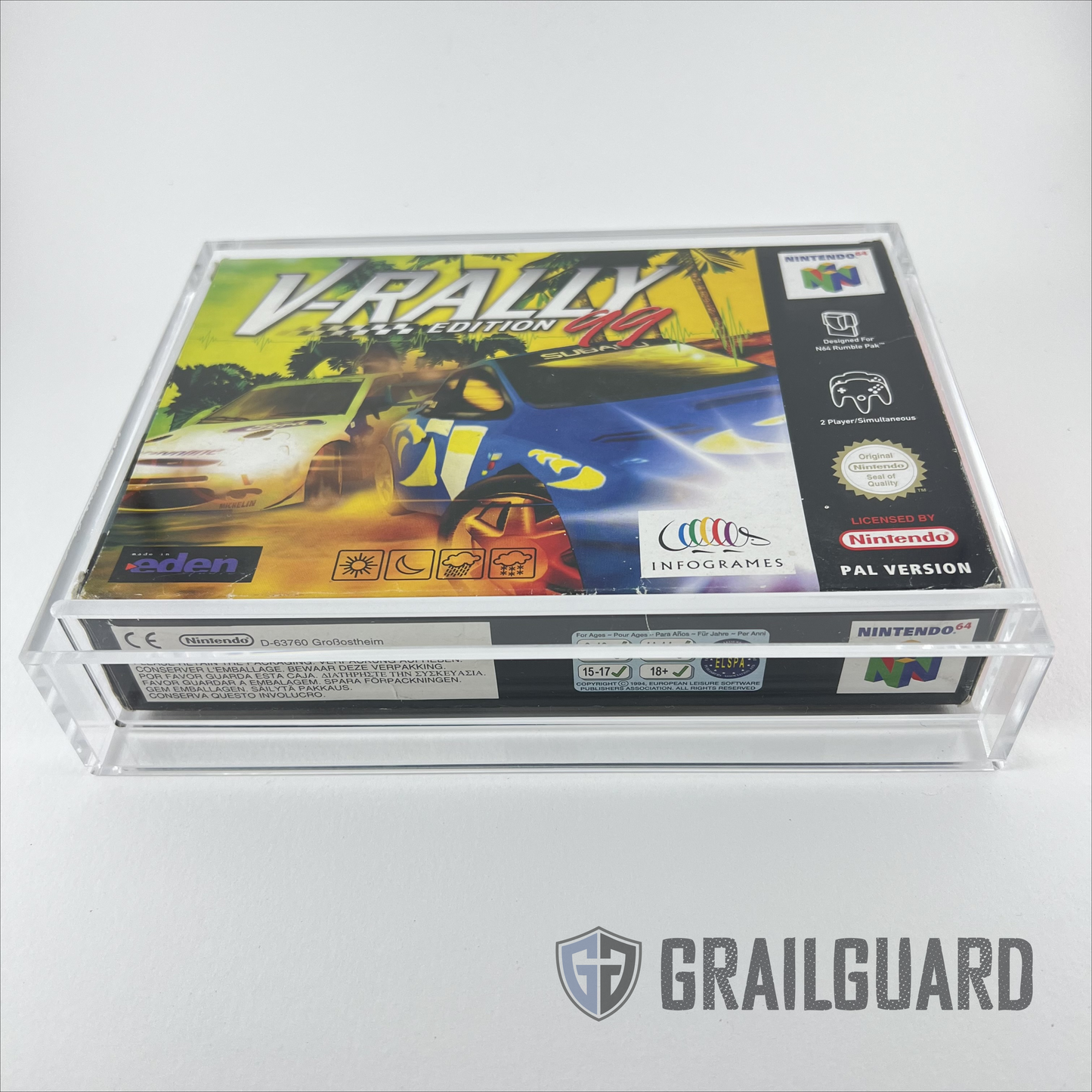 Nintendo SNES / N64 Game Box Premium Acrylic Display Protector Case