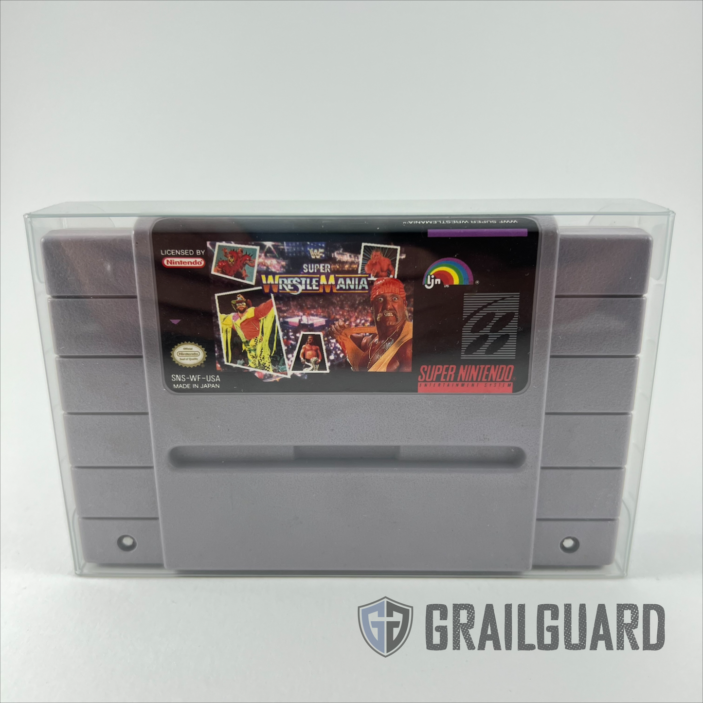 Nintendo SNES NTSC USA Cartridge Cart Game Protector / Case 0.5mm (1-100 pack)