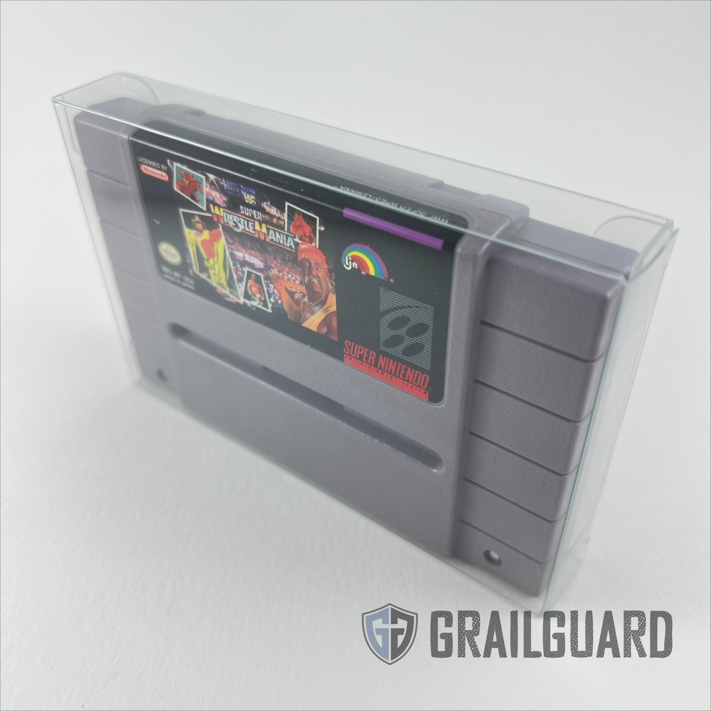 Nintendo SNES NTSC USA Cartridge Cart Game Protector / Case 0.5mm (1-100 pack)