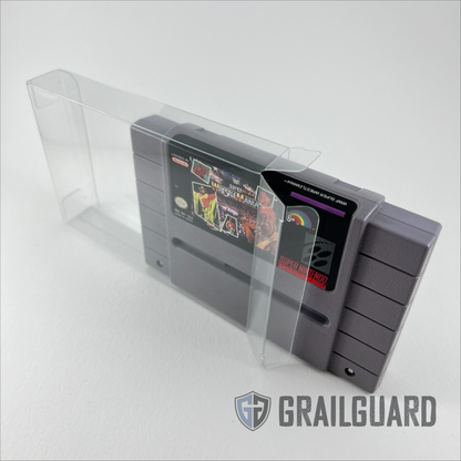 Nintendo SNES NTSC USA Cartridge Cart Game Protector / Case 0.5mm