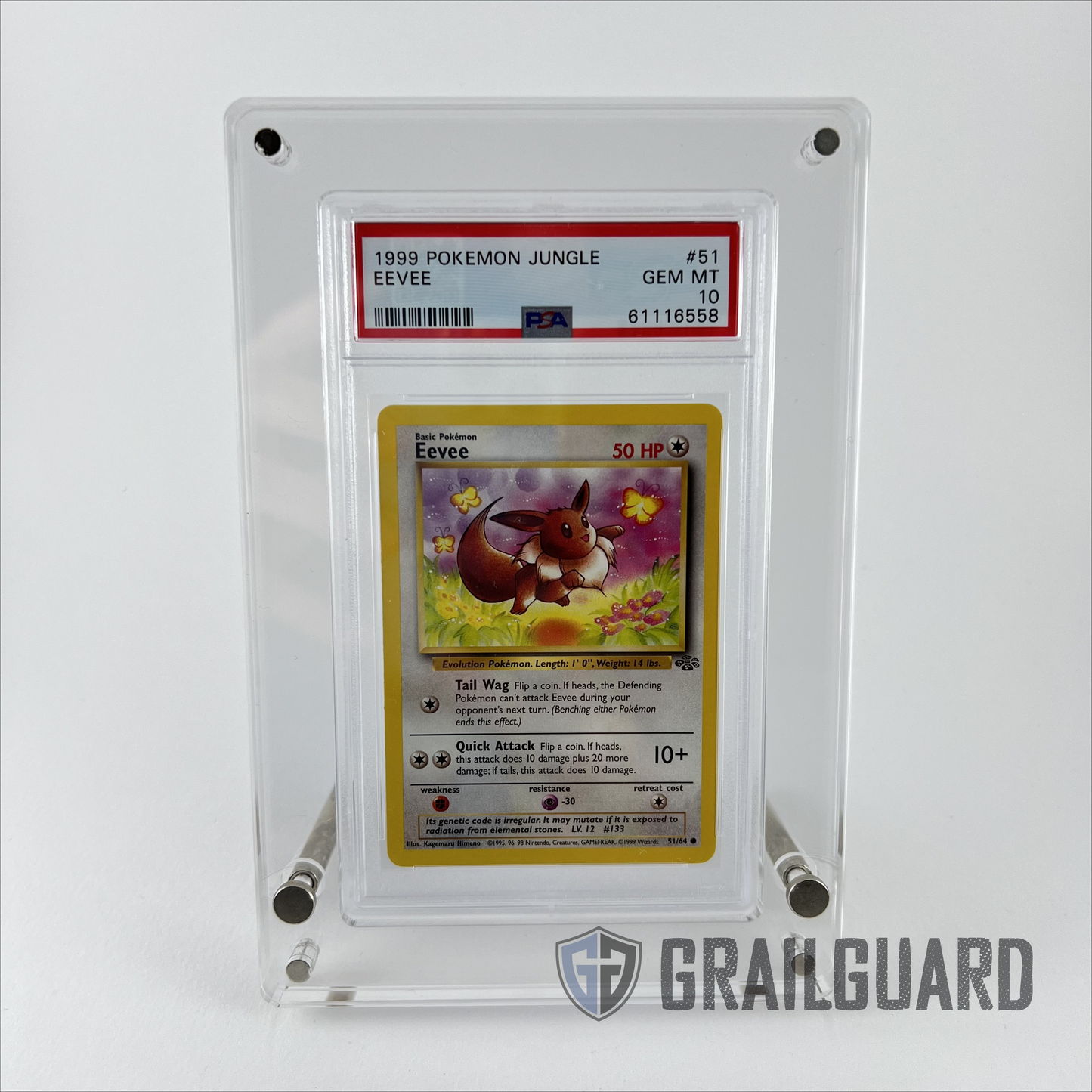 Graded Card Premium Acrylic Standing Display Frame Case PSA CGC MGC Magnetic