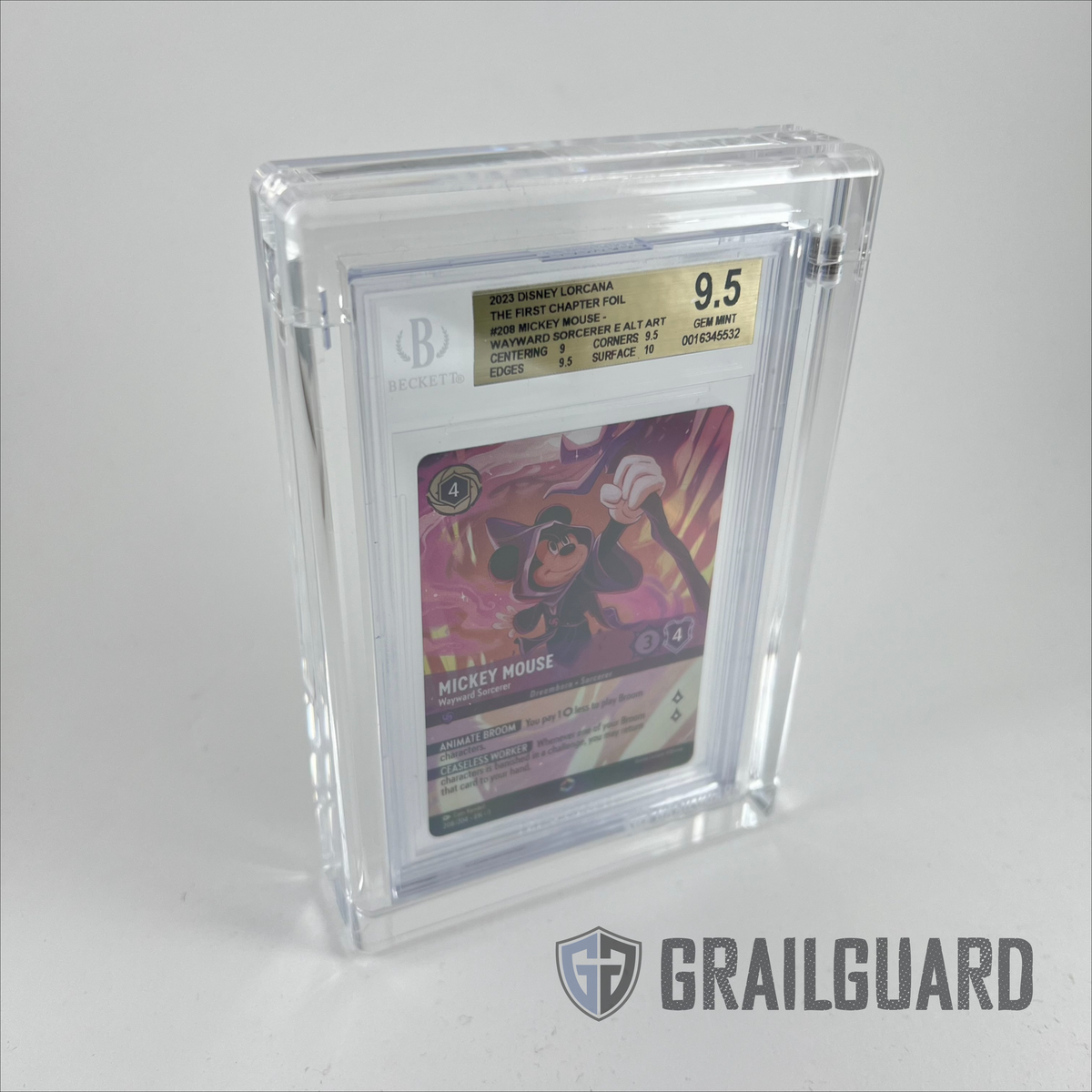 Graded Card Premium Acrylic Magnetic Ultra Thick Display Case PSA BGS ...