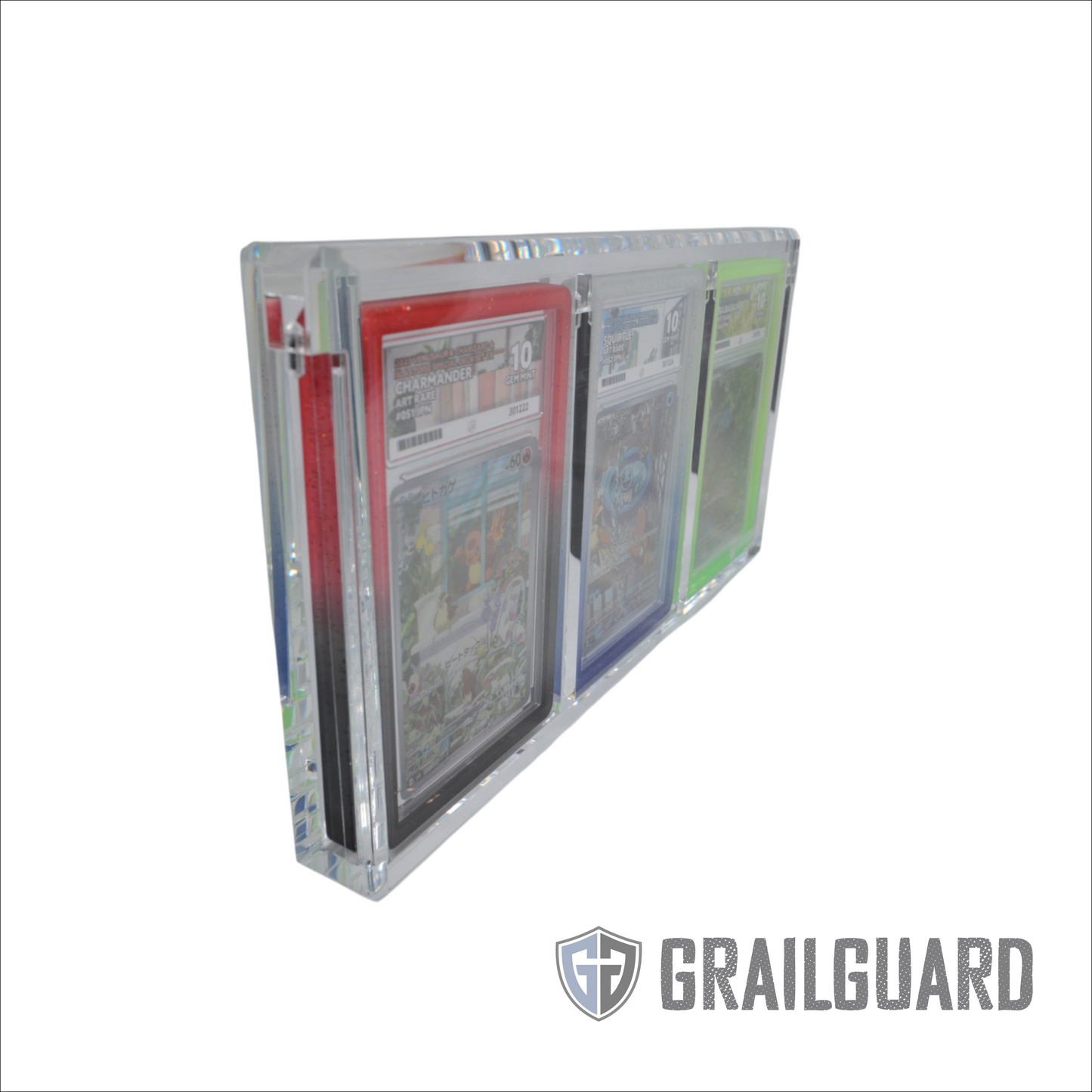 Triple Graded Card Premium Acrylic Magnetic Ultra Thick Display Case