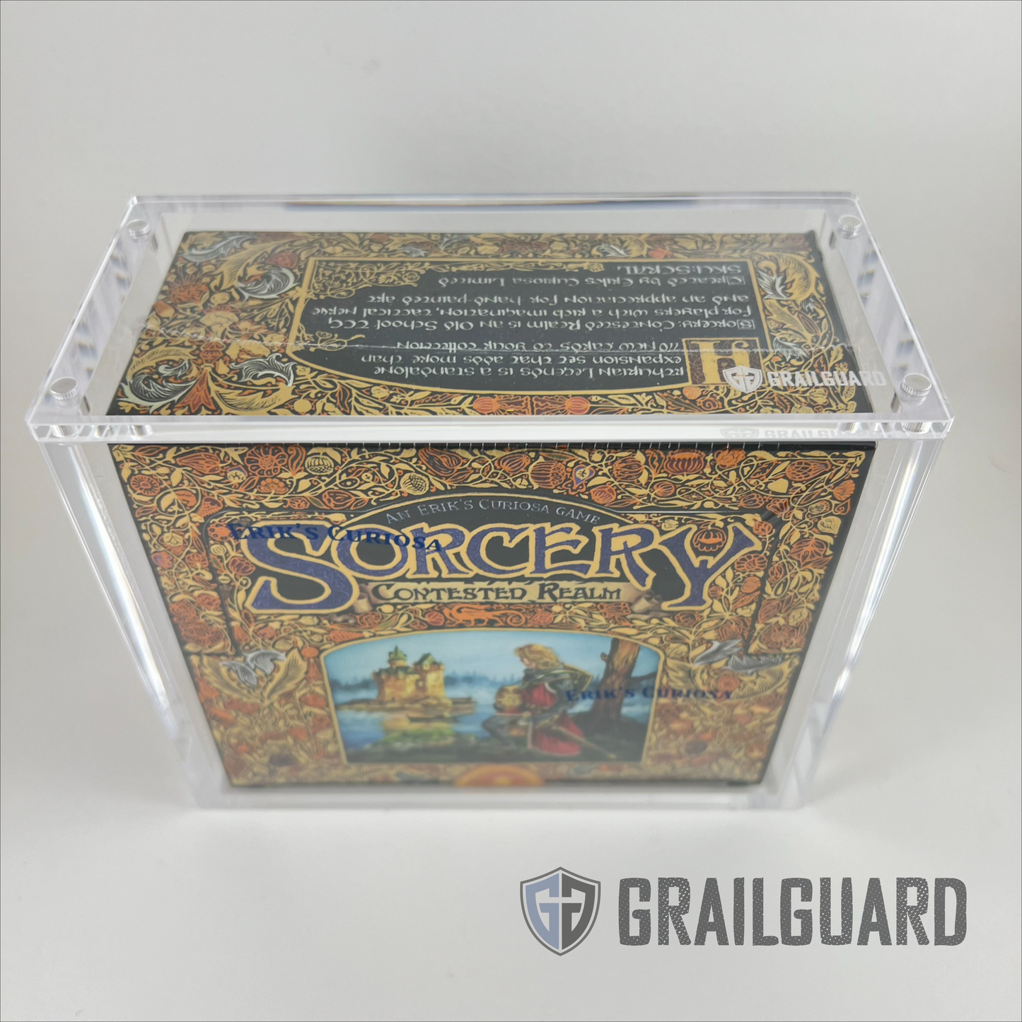 Sorcery Arthurian Legends Booster Box Premium Acrylic Display Protecto grailguard Sorcery Arthurian Legends Booster Box Premium Acrylic Display Protecto grailguard
