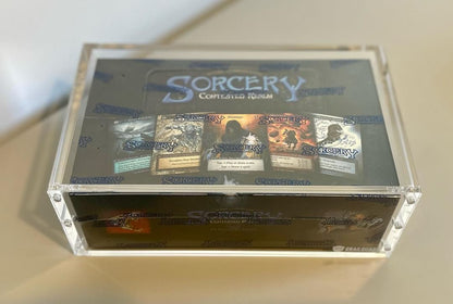 Sorcery TCG Booster Box Premium Acrylic Display Protector Case