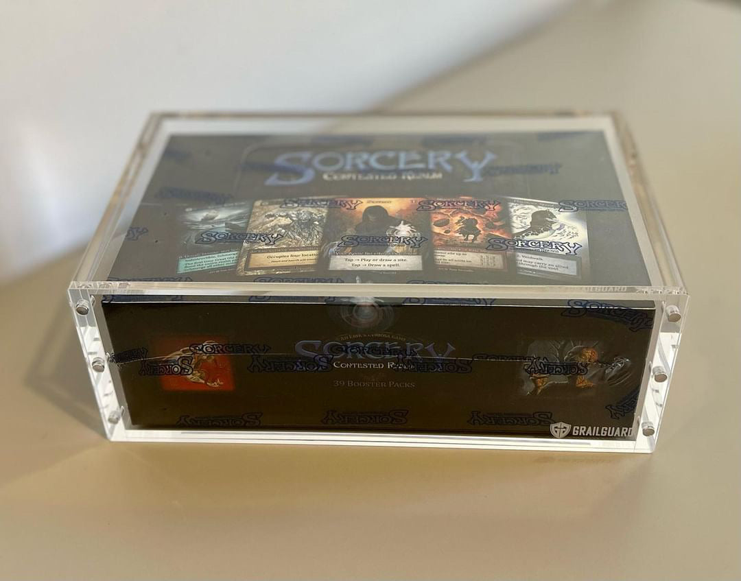 Sorcery TCG Booster Box Premium Acrylic Display Protector Case