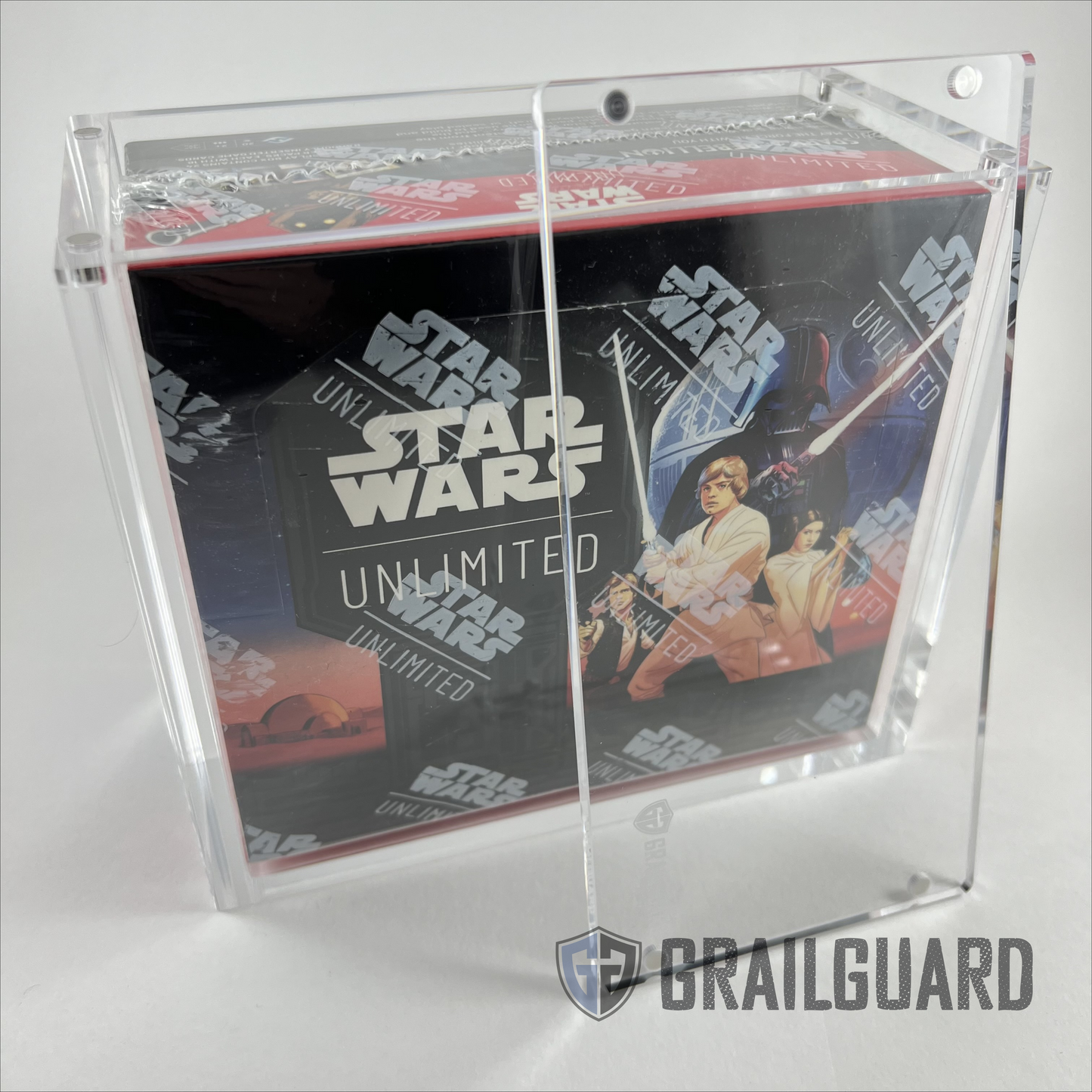 Star Wars Unlimited TCG Booster Box Premium Acrylic Display Protector Case