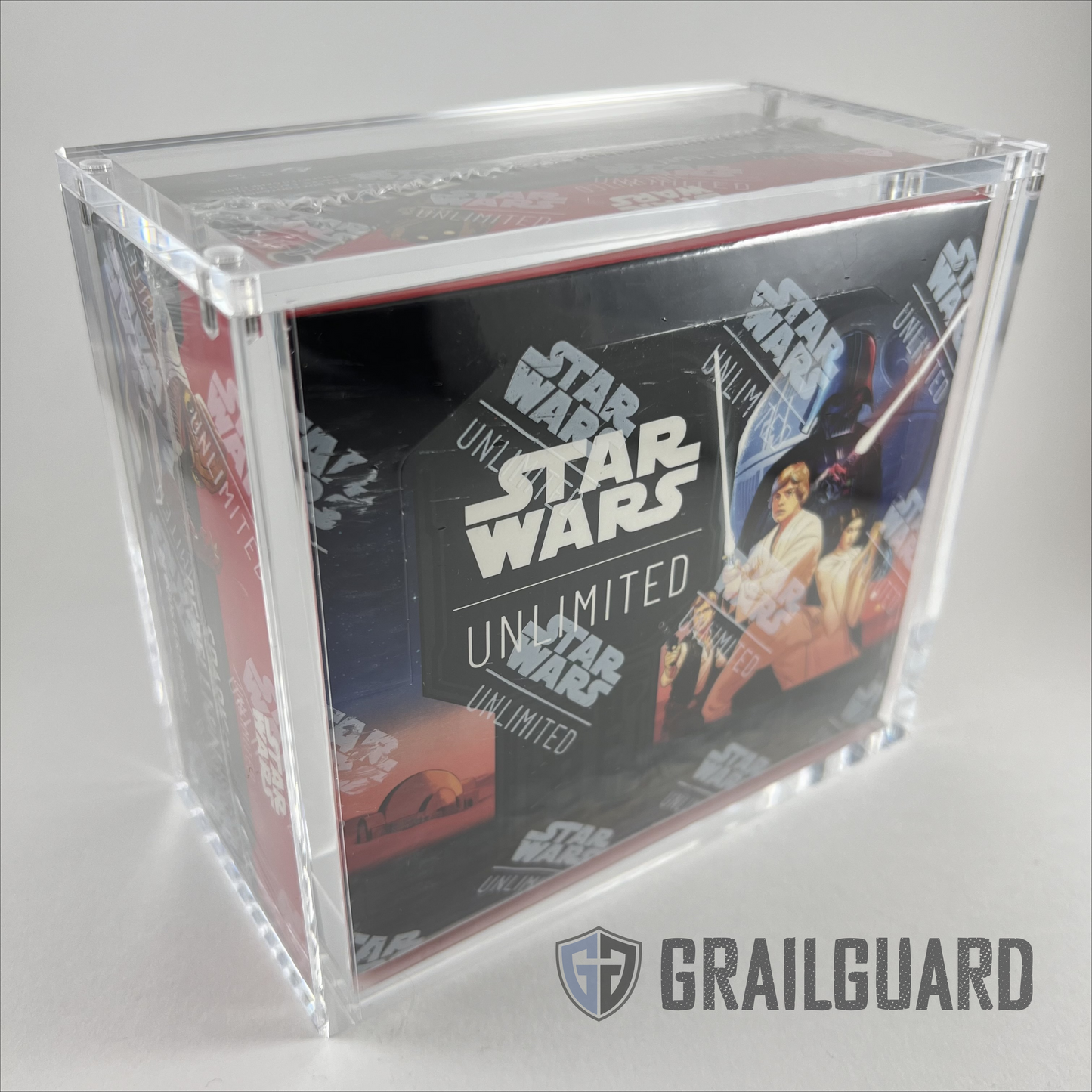 Star Wars Unlimited TCG Booster Box Premium Acrylic Display Protector Case