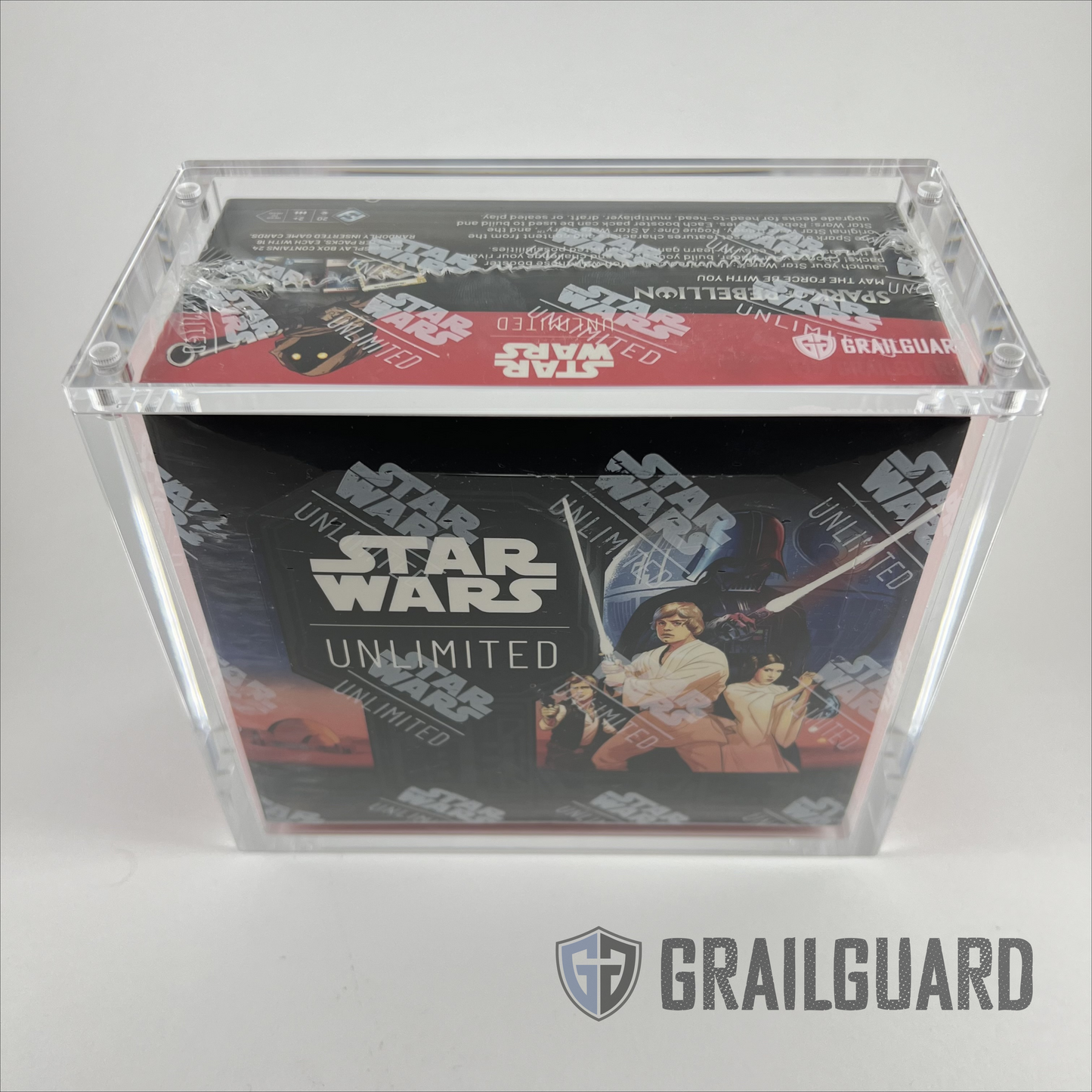 Star Wars Unlimited TCG Booster Box Premium Acrylic Display Protector Case