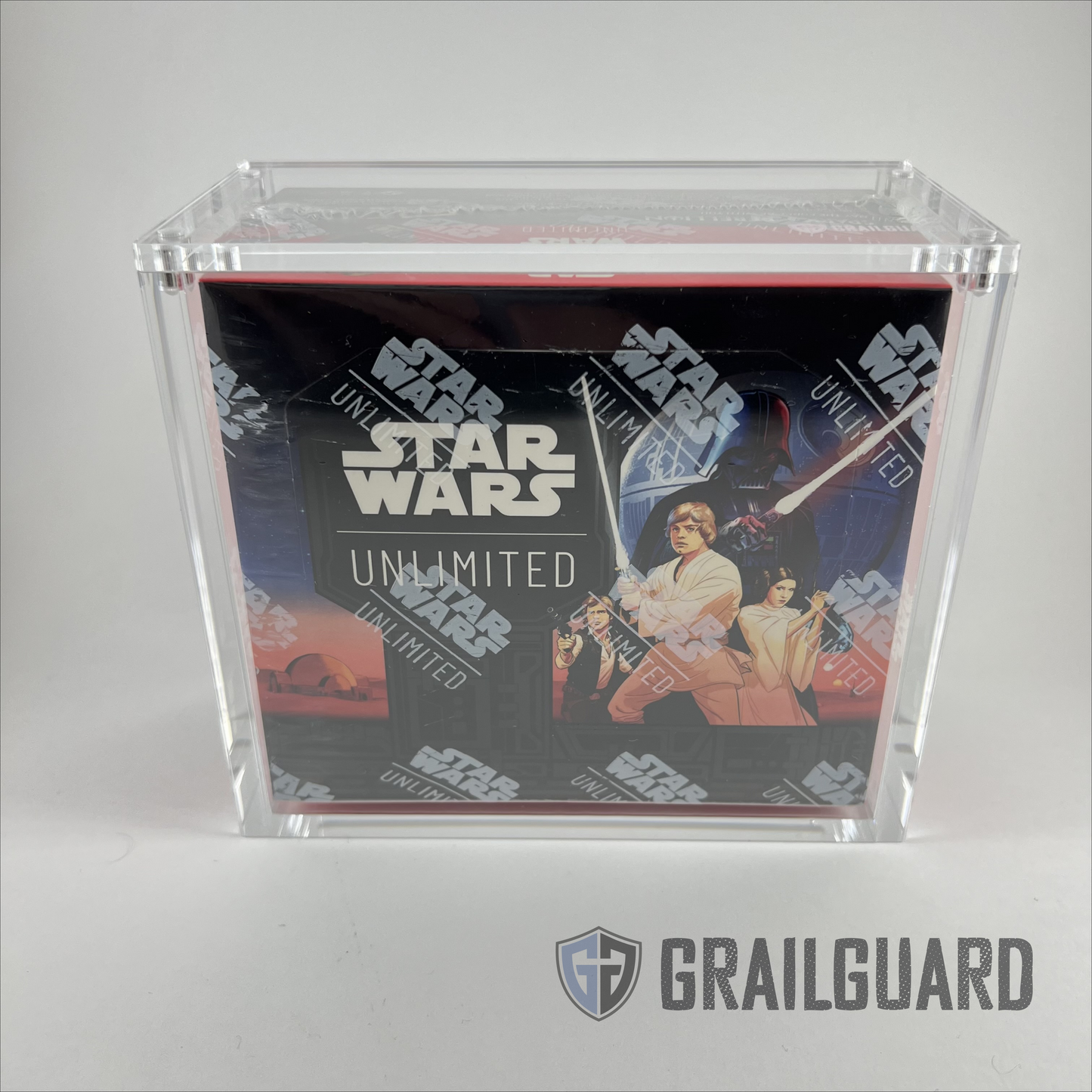 Star Wars Unlimited TCG Booster Box Premium Acrylic Display Protector Case