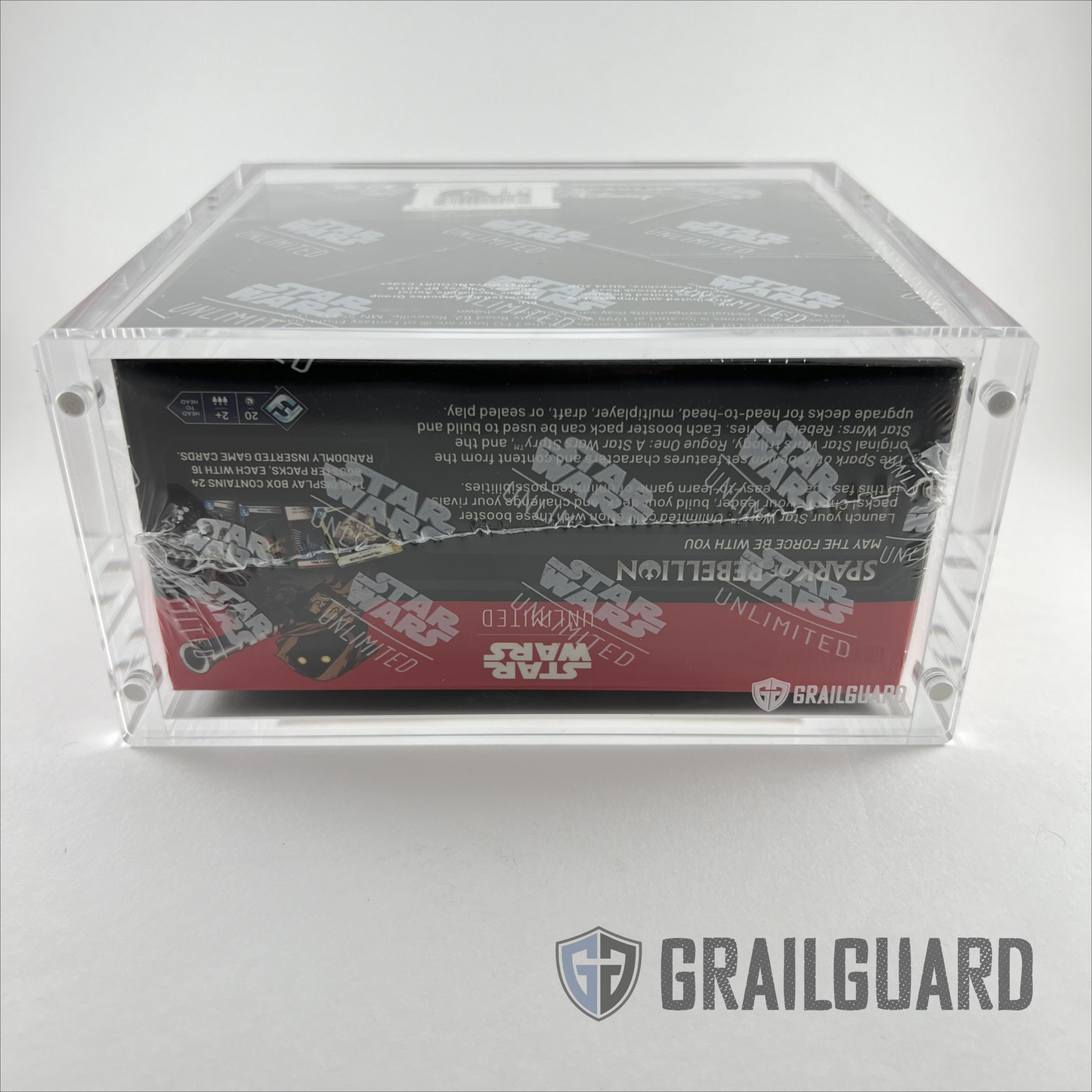 Star Wars Unlimited TCG Booster Box Premium Acrylic Display Protector Case