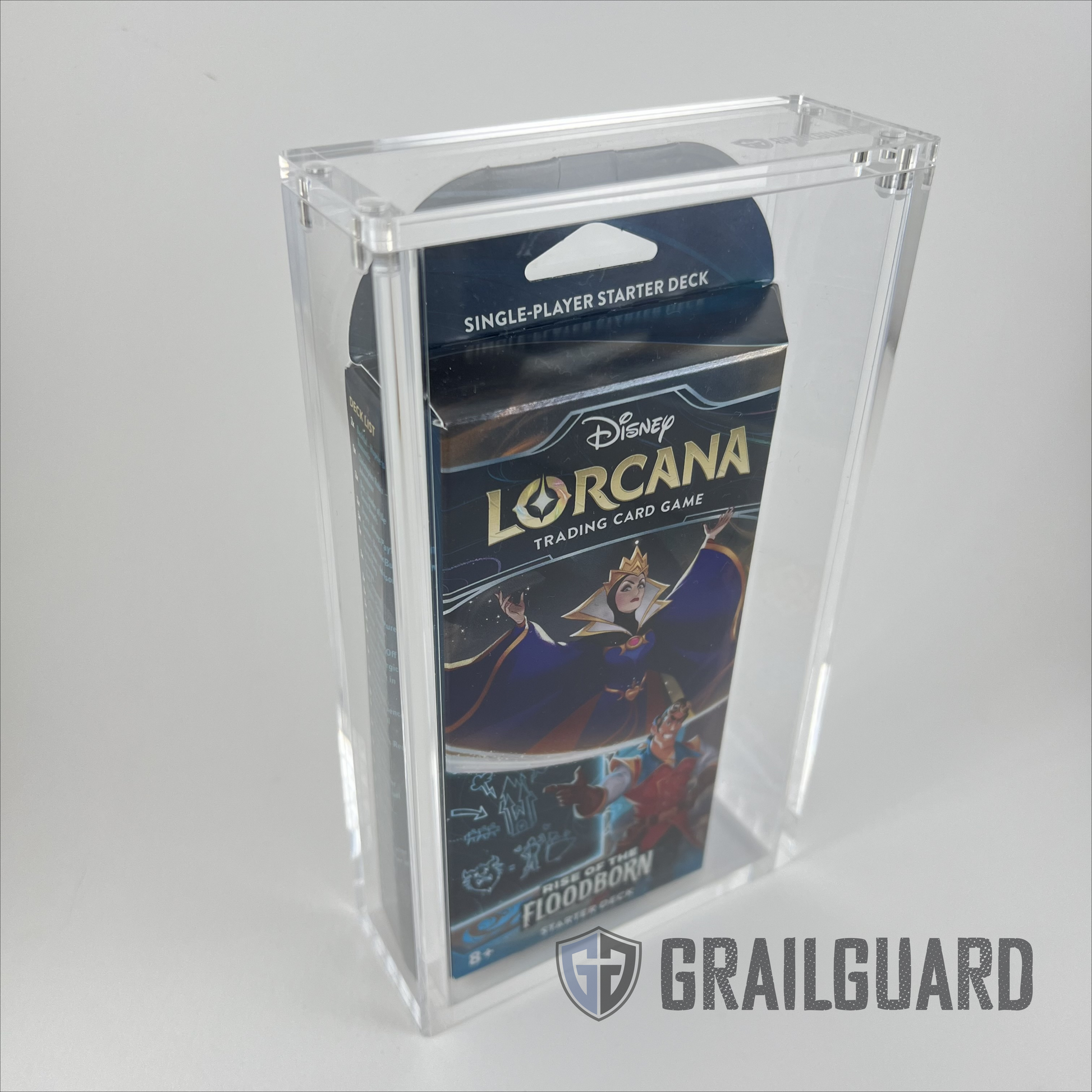 Disney Lorcana Starter Deck Premium Acrylic Display Protector Case grailguard Disney Lorcana Starter Deck Premium Acrylic Display Protector Case grailguard