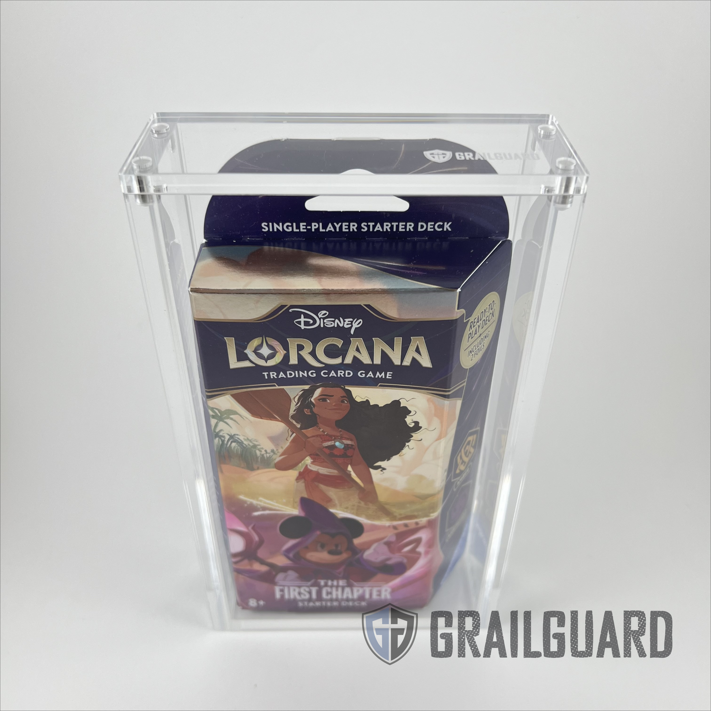 Disney Lorcana Starter Deck Premium Acrylic Display Protector Case