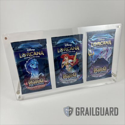 triple booster pack pokemon Triple Booster Pack Premium Acrylic Standing Display Frame Case Pokemo – grailguard