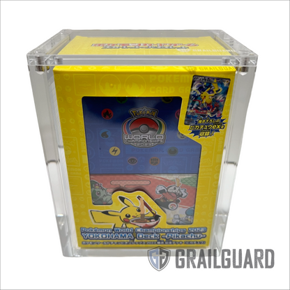 Pokemon Yokohama Pikachu Deck Box Premium Acrylic Display Protector Case