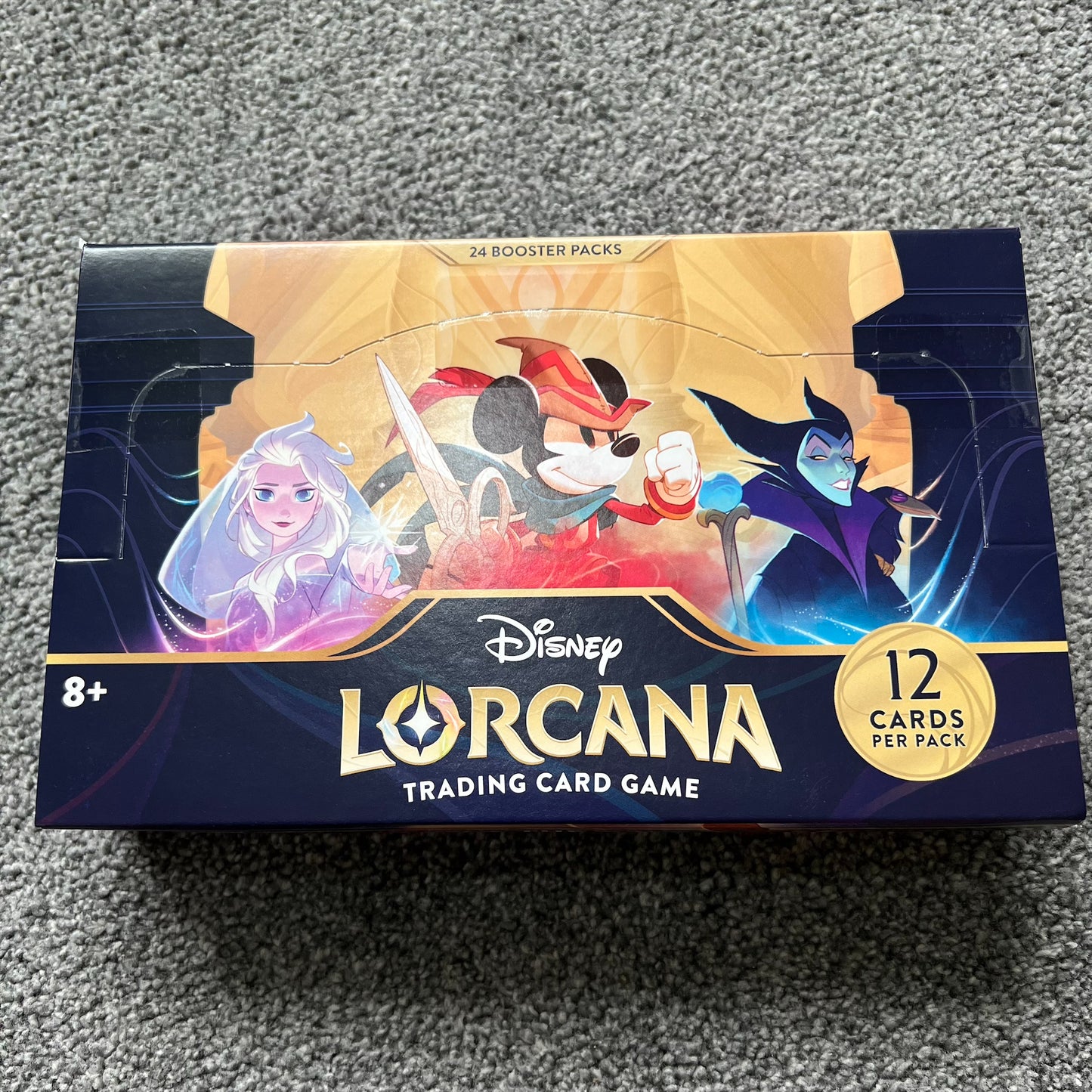 Disney Lorcana The First Chapter Sealed Case of 4x Booster Boxes